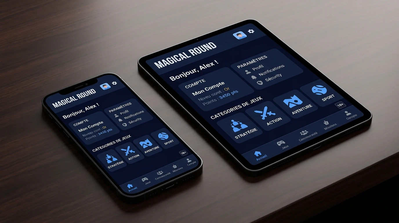 Présentation de la magical spin app