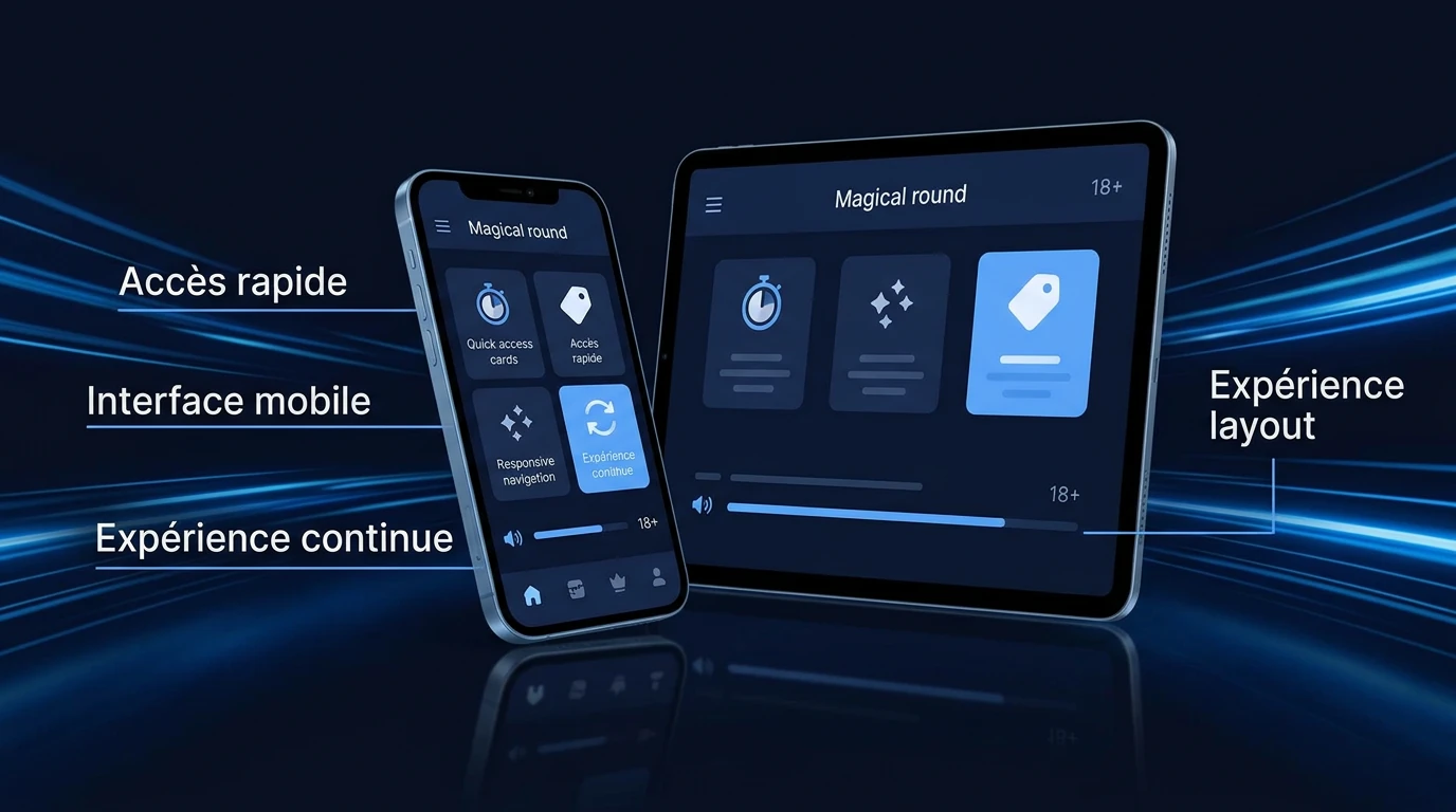 Avantages de la magical spin casino mobile
